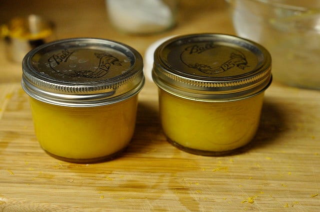 Mason Jar Microwave Lemon Curd