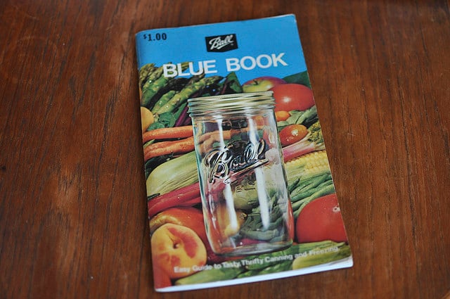 A Vintage Ball Blue Book From 1974 Food In Jars