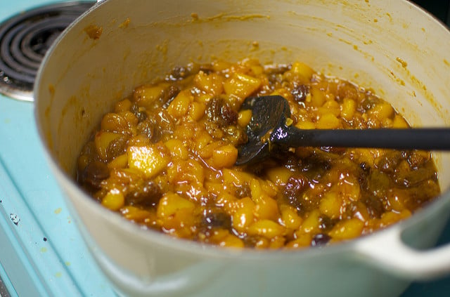 chutney on the stove