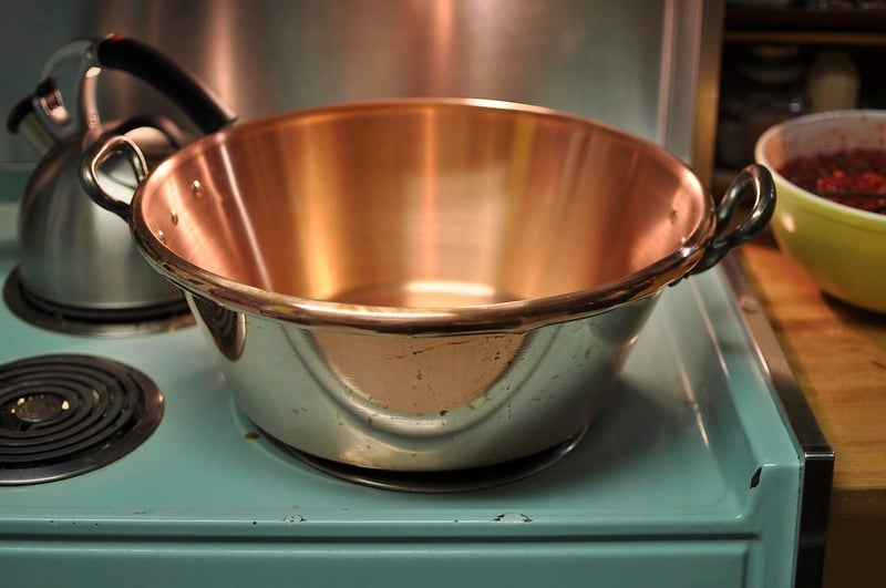 Antique Authentic Large Copper Candy Confectionery Making Cook Pot