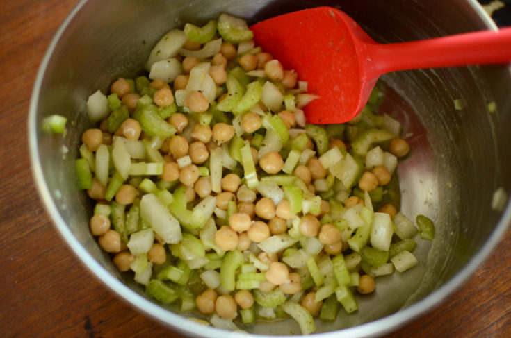 Marinated Chick Pea and Celery Salad